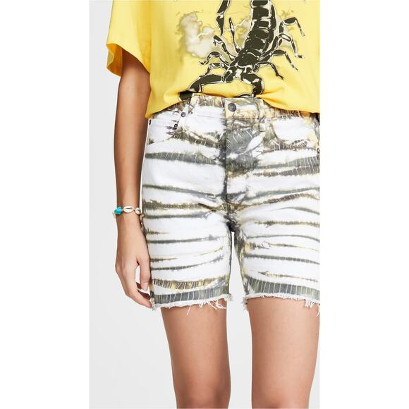 New Urban Outfitters x Agolde Rumi Cutoff Bermuda Shorts $168 SIZE 26 Glide - Picture 1 of 8